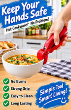 Cool Gripper Kitchen Tongs – Heat Resistant Hot Plate & Pan Lifter, Multi-Purpose Cooking Grip Tool