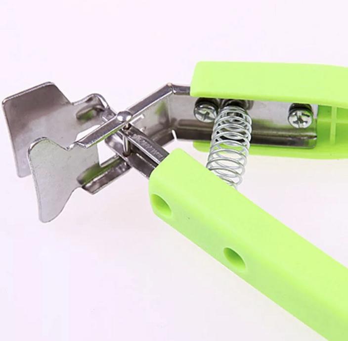 Stainless Steel Gripper Clip Green Kitchen Safety