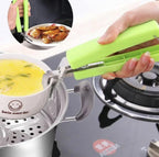 Stainless Steel Gripper Clip Green Kitchen Safety