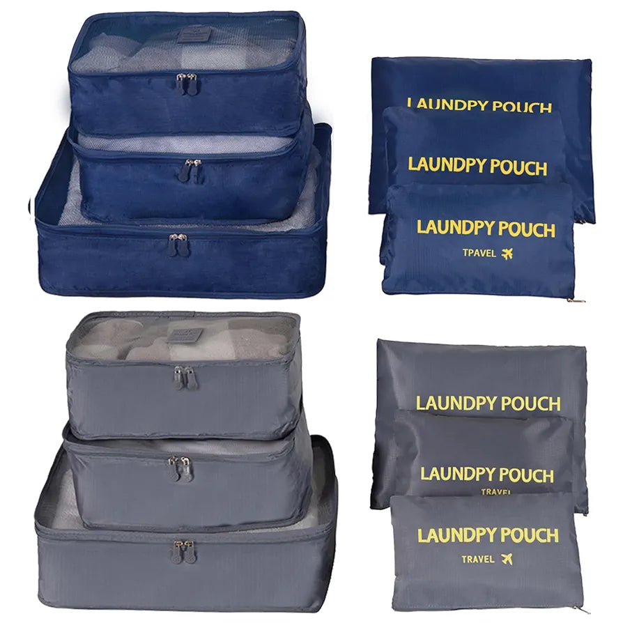 6 Pcs Travel Storage Organizer Bags