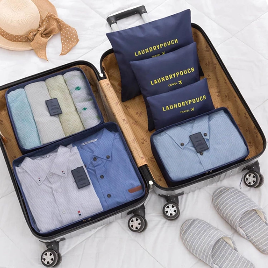6 Pcs Travel Storage Organizer Bags