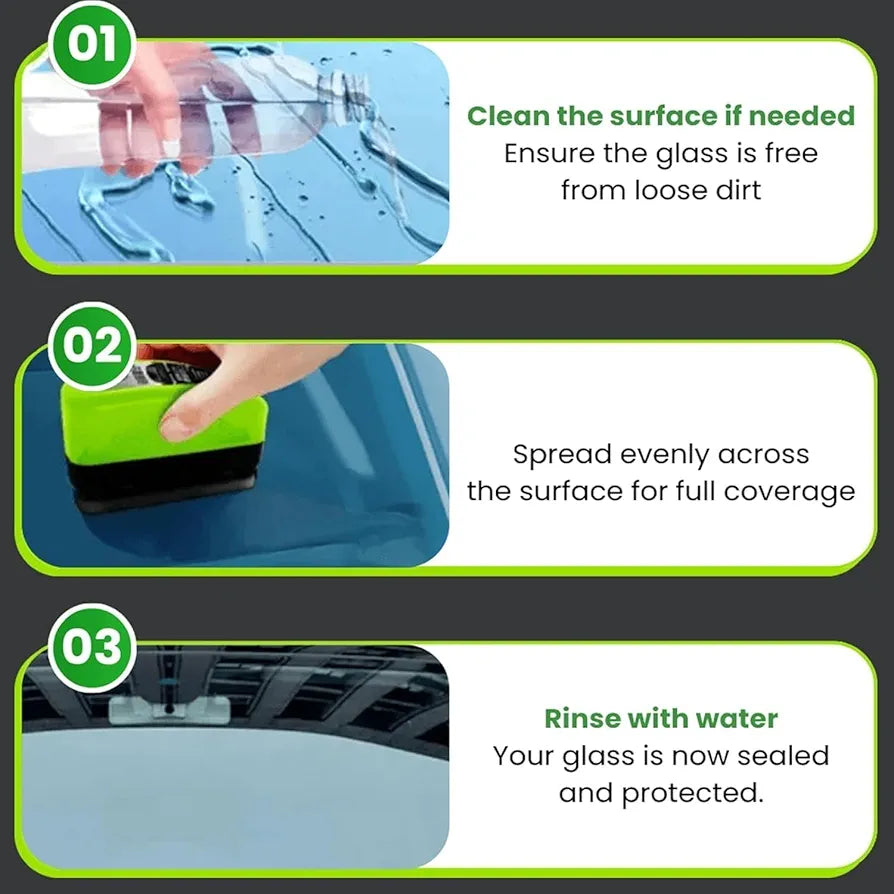 Car oil film cleaner brush | Clear vision glass cleaner